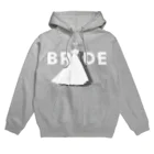 ペアTシャツ屋のシバヤさんのペア(BRIDE)ドレス_白_FW Hoodie