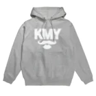 KMY.のBIGロゴ白 Hoodie