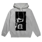 kingyamadaのモノクロ アテラちゃん Hoodie