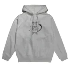 くすのき商店のたちあがりデグー（Black line） Hoodie