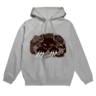 tomidoronの爪が稲妻　灰色 Hoodie