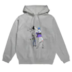 鶴丸男のお店の人を襲う芦毛の怪物くん Hoodie