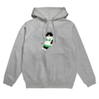 SUIMINグッズのお店の【中】緑のビキニのねこ Hoodie