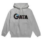 有明ガタァ商会のGATAロゴ【黒】 Hoodie