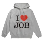  SQUID_INKのSHOPのI LOVE JOB パーカー