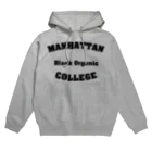 Jack NicholsonのMANHATTAN Black Organic COLLEGE パーカー