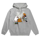 Lily bird（リリーバード）の餅つき文鳥ず Hoodie