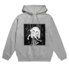 MYOUCHIKIRINのスプーク・マリオネット・サーカス・モノクロ Hoodie