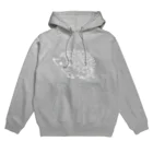 坂本印のしろいはりねずみさん Hoodie