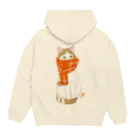 元祖ふとねこ堂のえりまき Hoodie:back