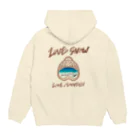 LONE MOUNTAINのLOVE SNOW　LM22ｗ Hoodie:back