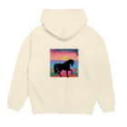 A'S  SHOPのJANETのSunset Hoodie:back