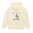 深夜6時のUSAGI　NAIYO Hoodie:back