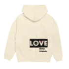 DIRTY FRIENDSのバックlove Hoodie:back