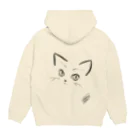 Ladybugcolorのにゃあん（猫目） Hoodie:back