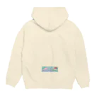 くじらの#p001_POOLショップロゴ Hoodie:back