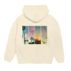 mikalohasmileのCALIFORNIA Hoodie:back