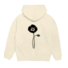 LePuyのアネモネブラック Hoodie:back