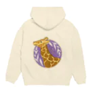 Lichtmuhleのキリンのイラスト Hoodie:back