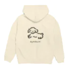 wankoseikatsuのoyasumiスウェット Hoodie:back