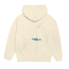 46nの46n（青ロゴ） Hoodie:back