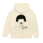 ゆしのシークレットレディー Hoodie:back