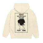 Miyanomae ManufacturingのNERVE OCCIPITALIS MAJOR Hoodie:back