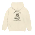 新生 碧  shinjo aoiの笑顔で「このやろう」　ボーイ Hoodie:back