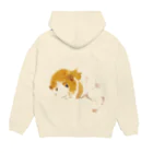 Lichtmuhleのモルパラ2021うちの子似顔絵　エトちゃんグッズ Hoodie:back