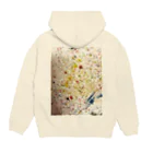 カラフルタピオカのスペーススプレーバッグmixパーカー Hoodie:back