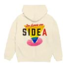studio606 グッズショップのIn Love on SIDE A パーカーの裏面