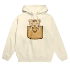 AURA_HYSTERICAのSquirrel_in_the_Pocket Hoodie