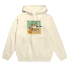 はじやの喫茶コーギーシリーズ　モーニングセット Hoodie