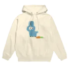 bobapersonのニンジン バーサス ウサギ Hoodie