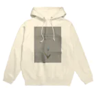 rilybiiのTULIP, white gray blue . Hoodie