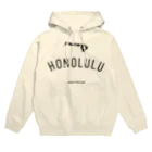 ハワイスタイルクラブのHONOLULU　BLK LOGO Hoodie