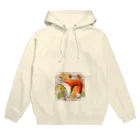 月夜のタツノオトシゴのautumn poem Hoodie