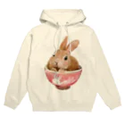 うさぎのうみちゃんねるショップのPets for You作品〜お茶わんうみ（おとなVer.） Hoodie