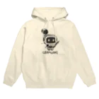 D-Oしょっぷのデスクおさむらい　モノクロ  Hoodie