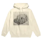 光平洋子のかしこいプーリー犬が振り向いた。puli illustration  Hoodie