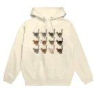 豆つぶのTabbies Cat（集合） Hoodie