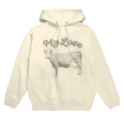 HW designのMY LOVE BEEF Hoodie