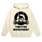 ツイッターインベストメントアパレル事業部の公式ロゴ（文字入り） Hoodie