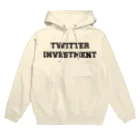 ツイッターインベストメントアパレル事業部の公式ロゴ（ブルーカモ） Hoodie