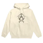 ちろるの雑貨店の猫×横顔 Hoodie