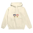 春のオリジナルグッズshopのトマトとなすび君 Hoodie