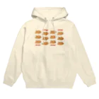 うさぎちゃんアイランドのタイヤキいっぱい Hoodie