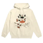 たじまなおとのグッズの乱暴子猫 Hoodie