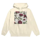 onikawa_babyのrose flower goth Hoodie