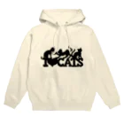 Lotus FlowerのI❤CATS Hoodie